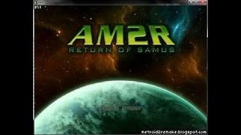 the last part of the am2r speedrun