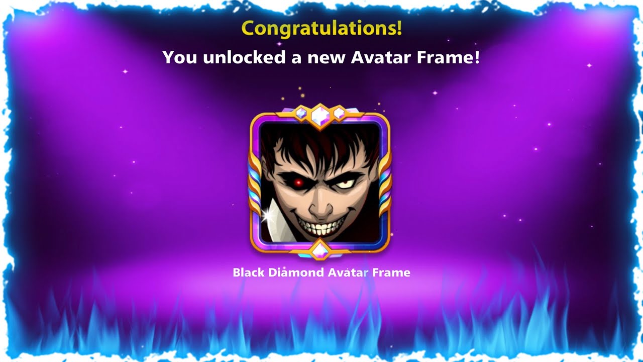 8 Ball Pool / Complete 100 CCP Black Diamond Frame 🤩🥳
