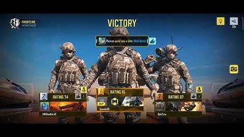Rank Frontline Hijacked Gameplay ~ COD Mobile || Gaming Stations