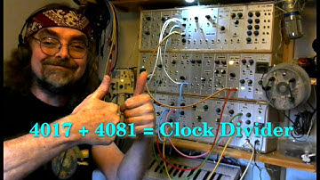 4017 + 4081 = Clock Divider