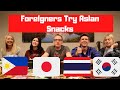 Foreigners Try Asian Snacks (Philippines, Japan, Thailand)