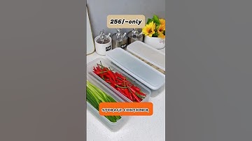 Organize your fridge like this. #shorts #amazon #storagebox