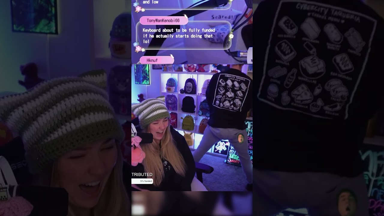 Chat is a big fan of Ransom 🤣👀 #streamergirl #funnyclips