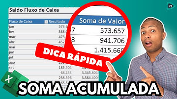 Como Adicionar Saldo ou Soma Acumulada em Relatórios com Tabela Dinâmica no Excel