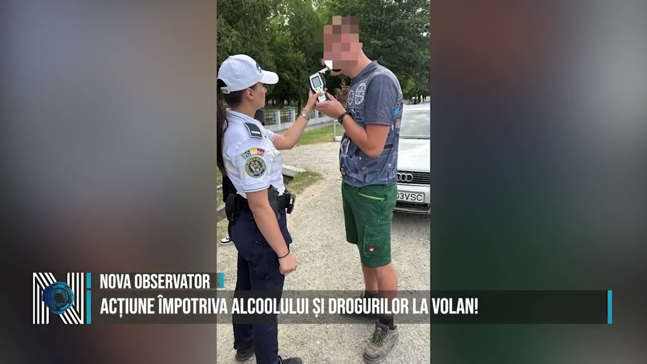 Acțiune împotriva alcoolului și drogurilor la volan!