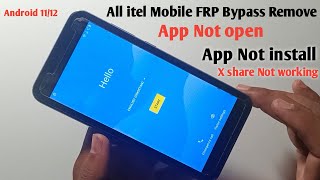 All itel Mobile FRP Bypass Remove ✓ App Not working || X share Not working || App Not install screenshot 5