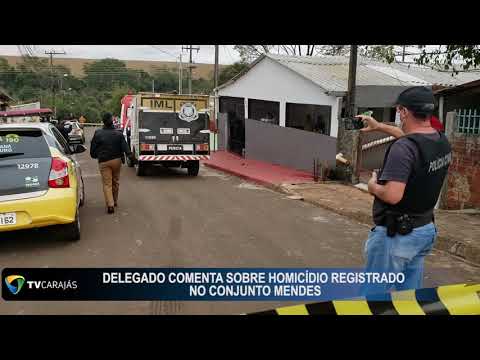 Delegado de Campo Mourão comenta sobre homicídio registrado no conjunto Mendes