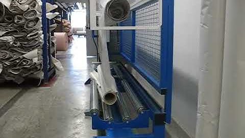 Butt roll unwinder printing house