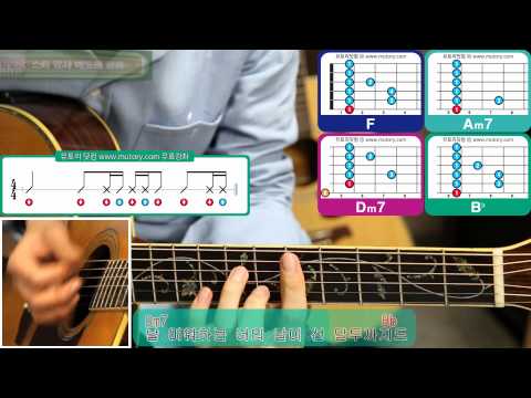 에드쌤 통기타 무료강좌 64-1 악동뮤지션 - Give Love 기타 코드 연주 강좌