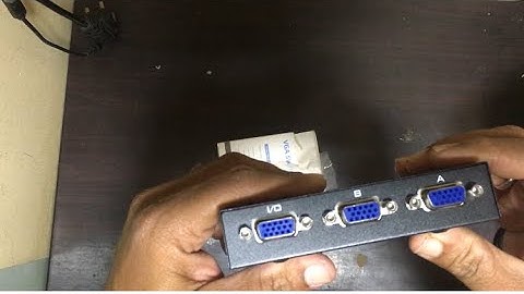 2 Port VGA Video Switch Video Splitter