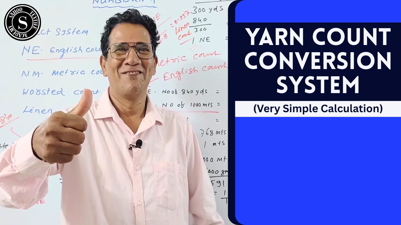 Yarn Count Conversion System || Very Simple Calculation || Sahoo ...