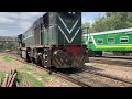 33up pak business express with green line coaches arriving at Multan railway station/ Karachi Lahore