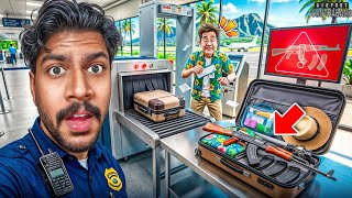 My First Day on Airport Police Duty 🚔!! Airport Contraband 
