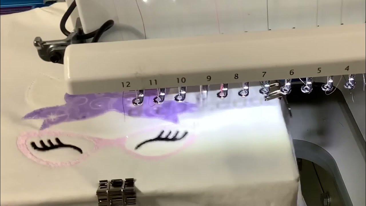 Using DURKEE EZ Frames on SWF MAS12for school unicorn appliqué YouTube