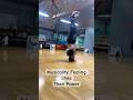 Breaking practice. Caught the feeling