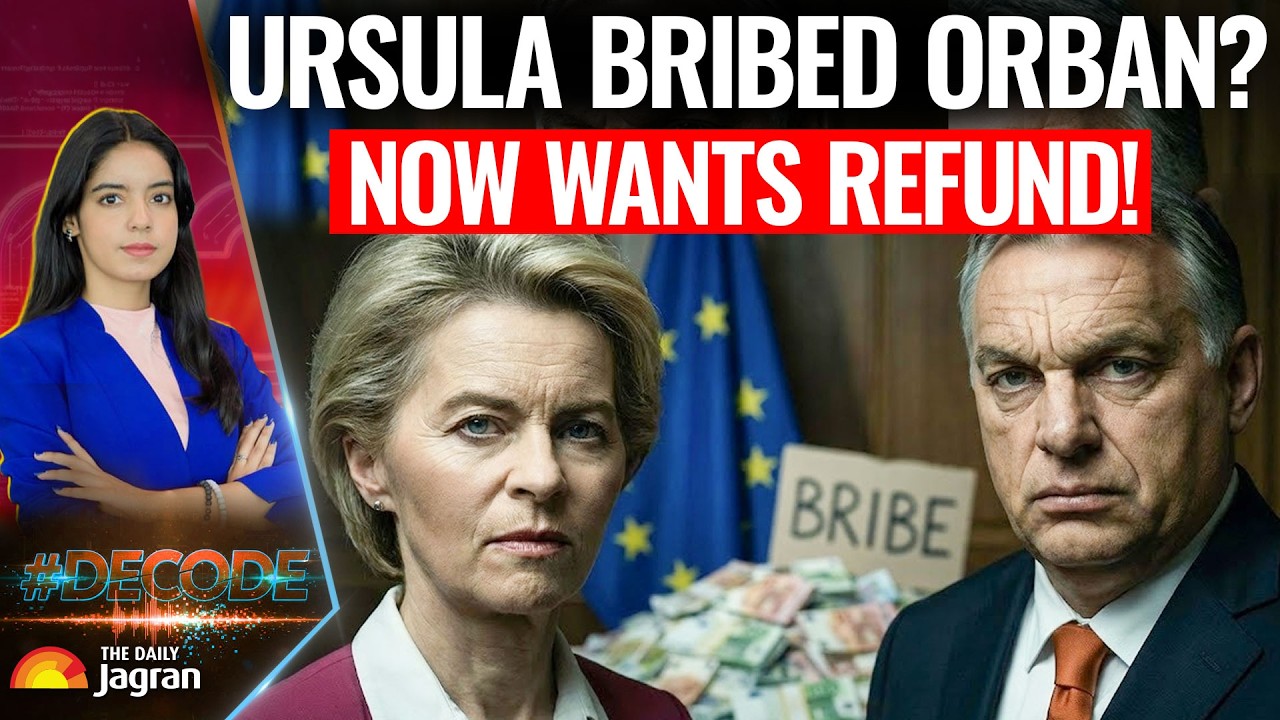 Урсула подкупила Орбана на 10 миллиардов евро, чтобы помочь Украине! Фон дер Лейен требует возвра...