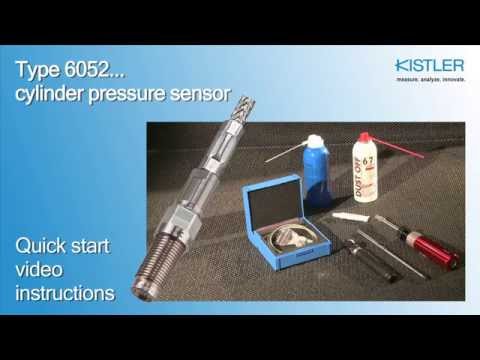 How to install a cylinder pressure sensor for combustion analysis