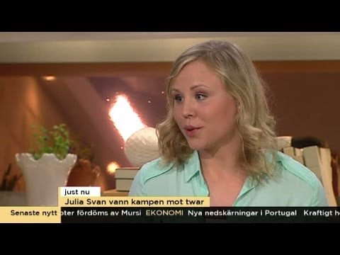 Julia Svan besegrade twar: "En jättetung tid" - Nyhetsmorgon (TV4)