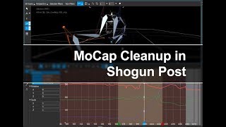 Motion Capture Clean-up in Shogun Post