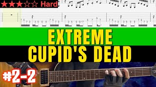Extreme - Cupid’s Dead #2-2 (Standard Tuning)【Guitar TAB | BPM 84→120】 screenshot 1