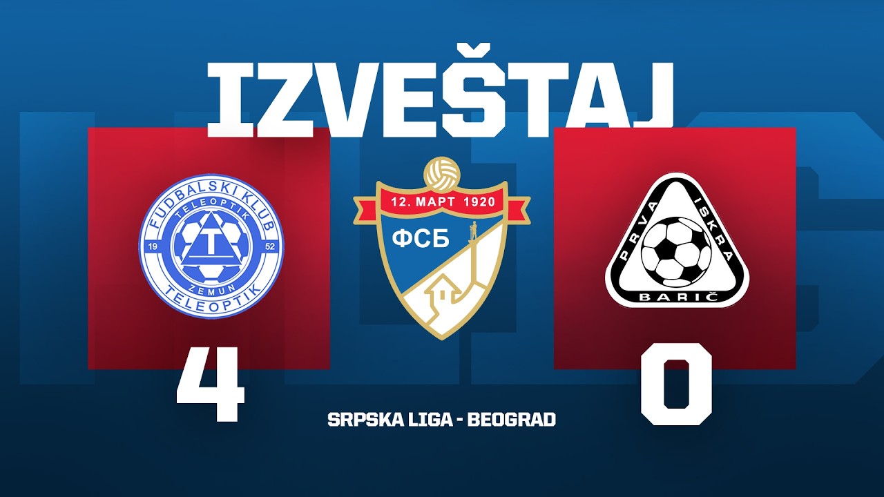 TELEOPTIK - PRVA ISKRA, Srpska liga Beograd 25/26 - 14. Kolo