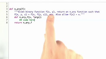 N Ary Function - Design of Computer Programs