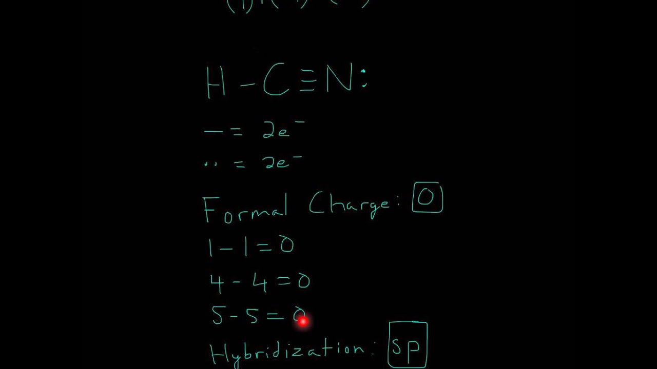 Lewis Structure of HCN - YouTube