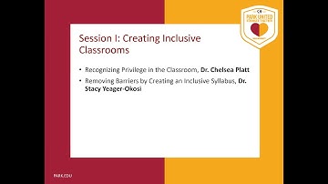 Creating Inclusive Classrooms