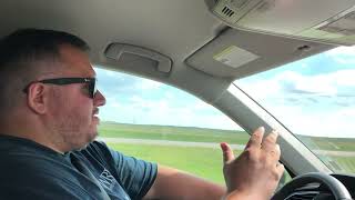 Mr. Nance Driving Through the West