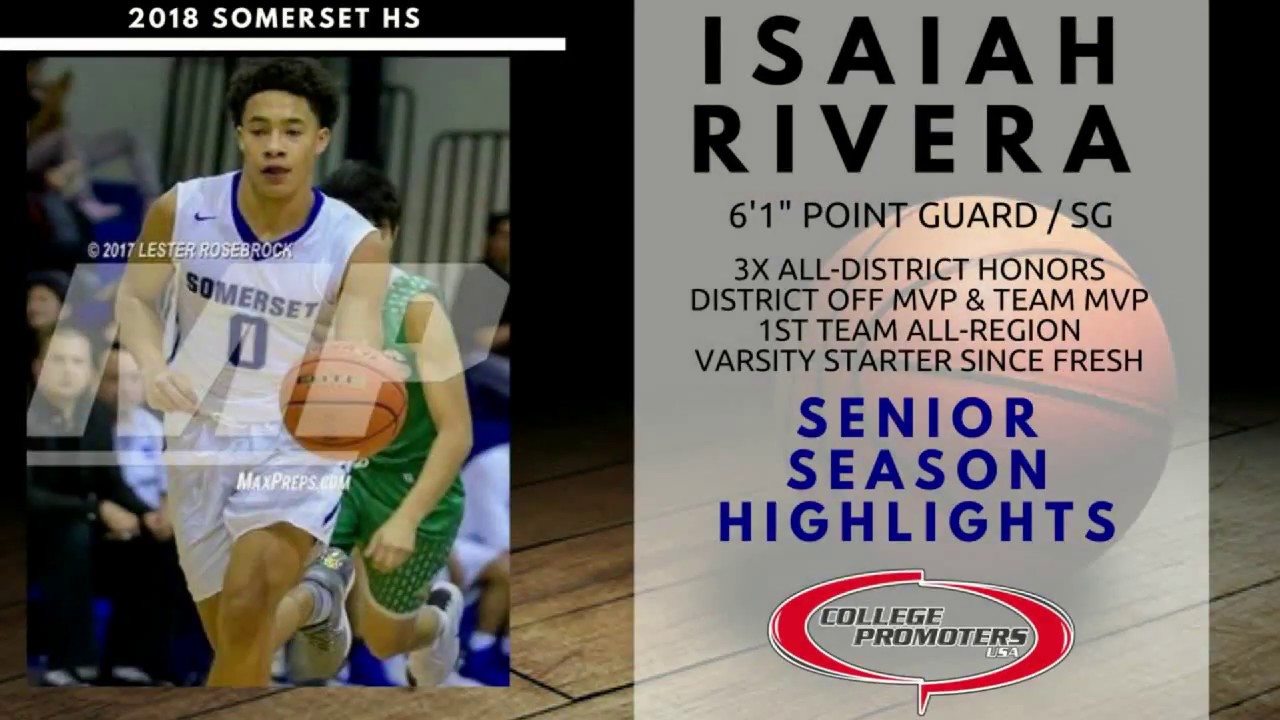 Isaiah Rivera - 2018 Senior Season Highlights - YouTube