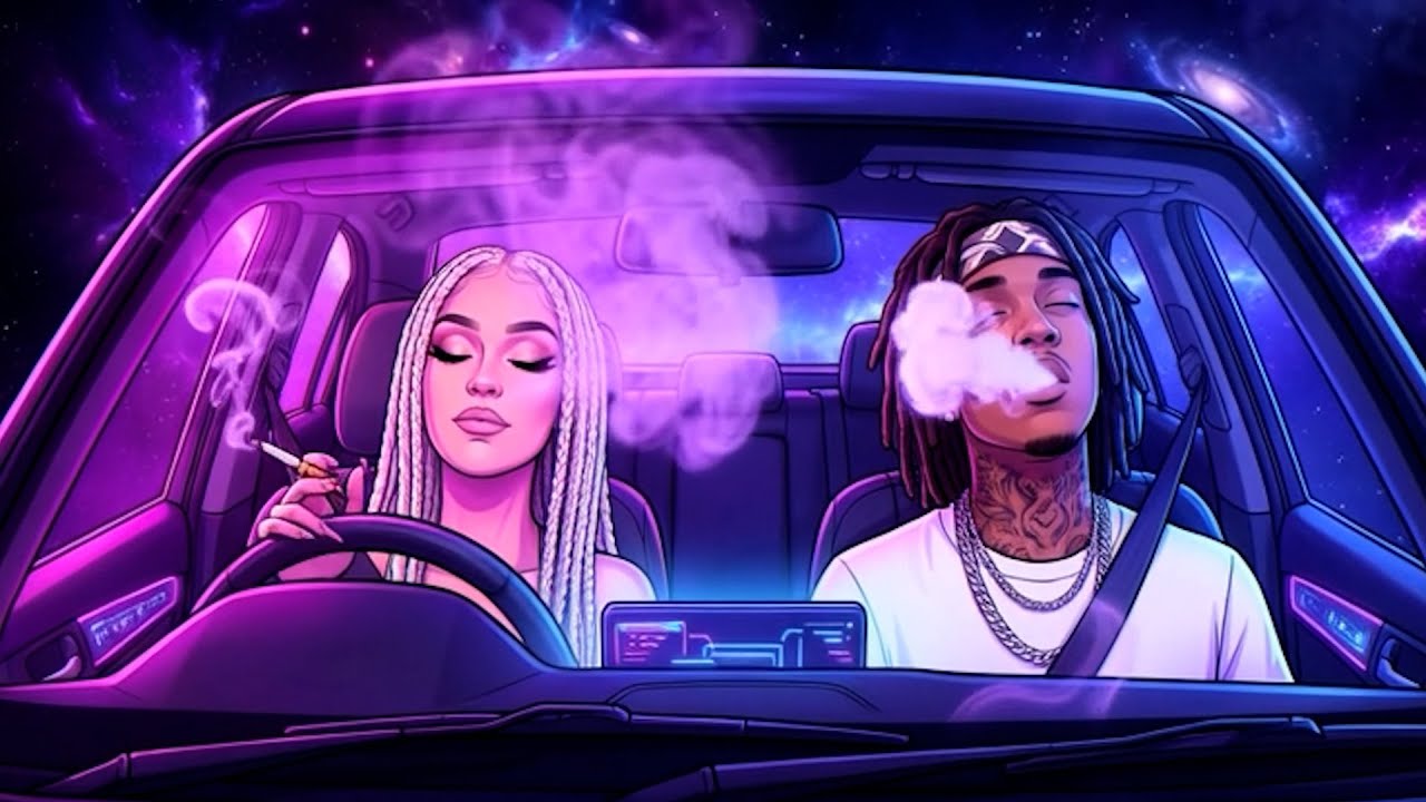 LIVE 24/7 – Purple Haze & Kush Flow | Chill Rap Instrumental | Endless 420 Mode