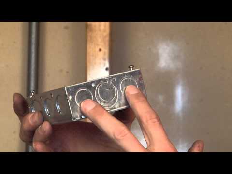 Junction Box Cover With Knockout