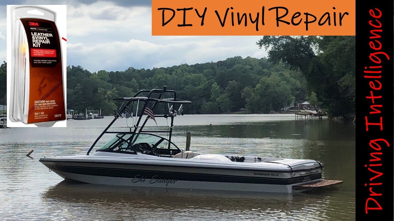 Using a DIY 3M Vinyl Repair Kit to Repair Boat / Marine Vinyl: Full Video 