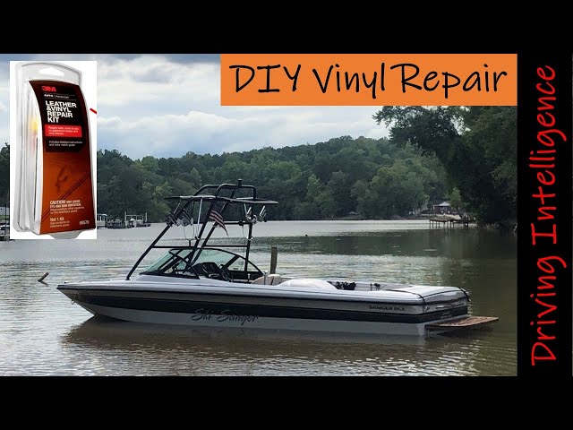 Using a DIY 3M Vinyl Repair Kit to Repair Boat / Marine Vinyl: Full Video 