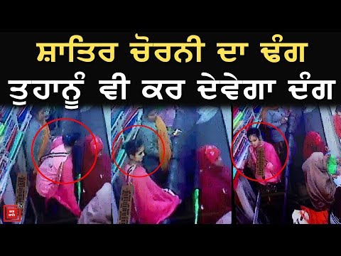 ਵੇਖੋ ਕਿਵੇਂ ਸ਼ਾਤਿਰ Chorni ਉਡਾ ਕੇ ਲੈ ਗਈ Purse