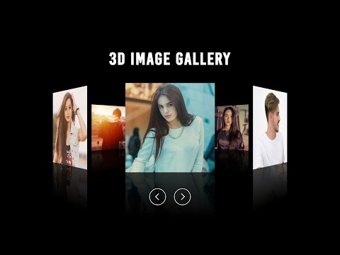 3D Image Gallery in CSS & Javascript