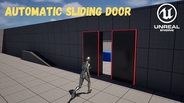 How To Make An Automatic Sliding Door in Unreal Engine 5 | Beginner Tutorial