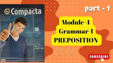 BBC Compacta class 10|Prepositions HA-26|solved & explained