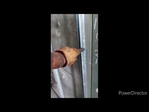Instalación de Puertas enrollable o Santa María. 3 parte.