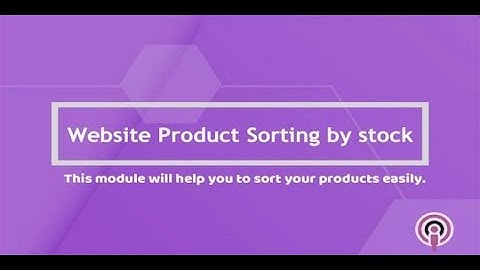 Ecommerce product sorting by stock Demo video | Odoo app | Botspot Infoware App