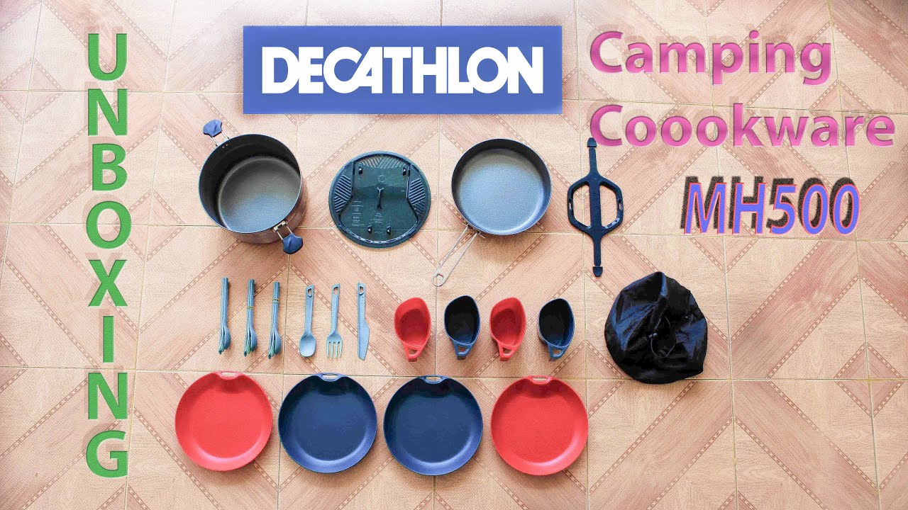 Camping Cooking Set 4 Person | Quechua from Decathlon | Unboxing