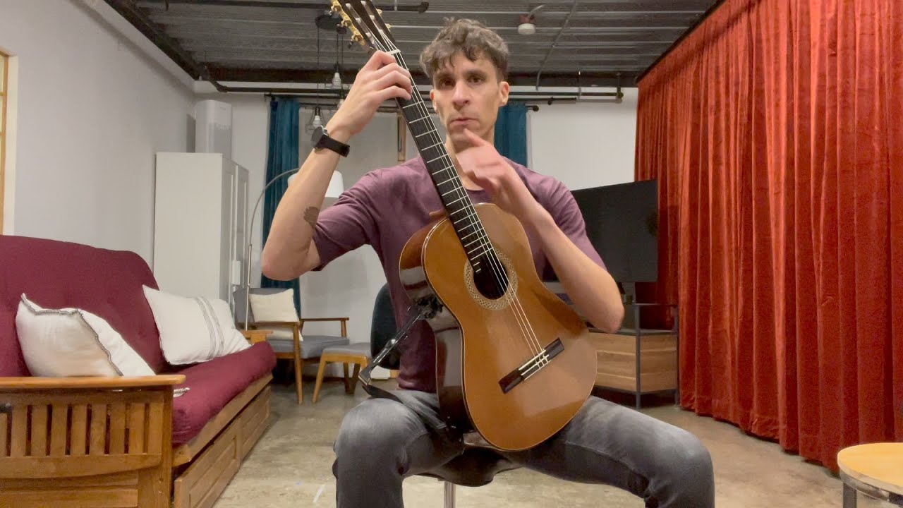 Classical Guitar Posture for Beginners (How to Sit Using a Guitar Support)