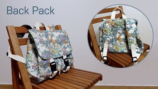 DIY 백팩/가로형 배낭 만들기(w.천나라) - How to make a Cute Back Pack by 수작업실 지음 Atelier JIEUM 4,391 views 10 months ago 24 minutes