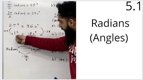Edexcel A Level Maths: 5.1 Radians (Angles)