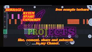 Free semple terbaru || semple rytem,semple snare,semple tamborin