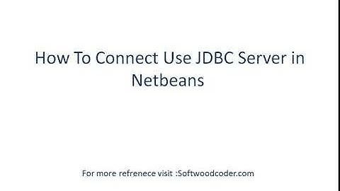 How To Connect And Use JDBC Server in Netbeans (Simple & Easy )