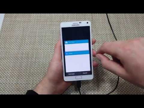 Samsung Galaxy Note 4 How to close recent or background running apps