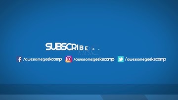 Awesome Geeks - Intro animation by Arc Solutions