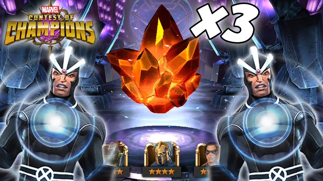3x 4 Star Crystal Opening | Hunting Havoc: Marvel Contest of Champions