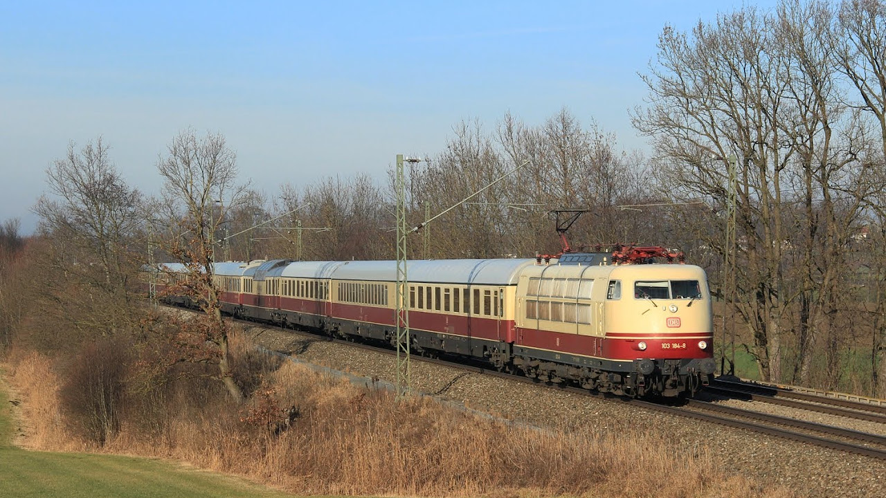 Update Bahnverkehr in Hilperting mit ICs, ECs, Railjets, Lokomotion, TXL 412er Doppel + 185, 103 + TEE,
